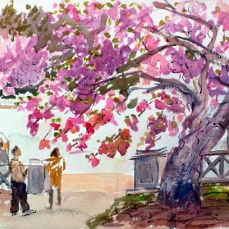 Couple Near Circle Cherries