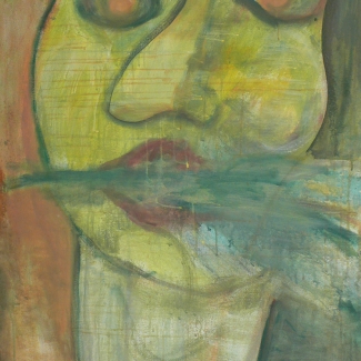 Woman Streaming 48 x 24 2013 copy