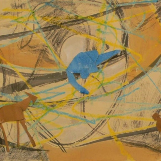 Endiku and Deer collage