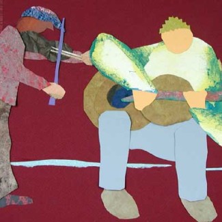 Guitarists with Violin