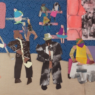 Three Horn Players in concert