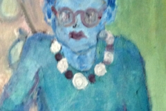 Anthony Oil 24\" x 9\" 2018