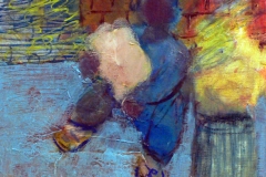 Homeless Man 14\" x 11\" 2017